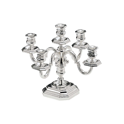 Italian Silver-Plated Candelabrum