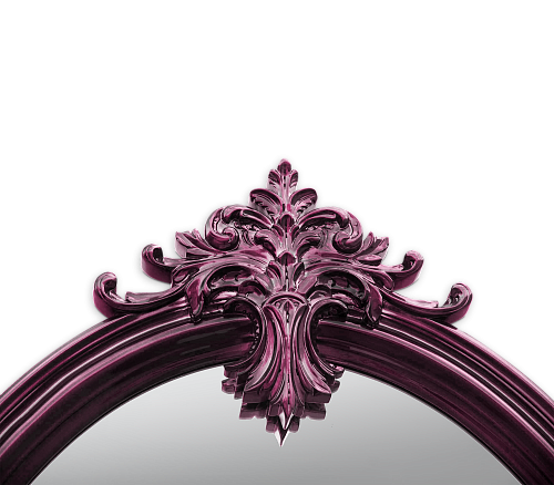 Antoinette Amethyst Reflective Mirror