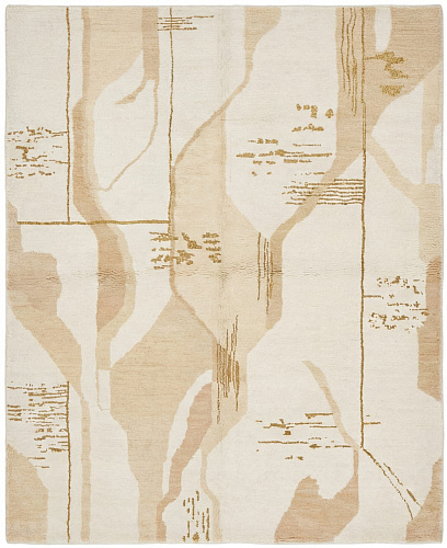 Ivory Veins Handwoven Rug