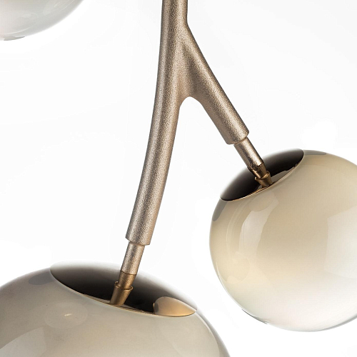 Artisan Brass & Glass Sphere Chandelier