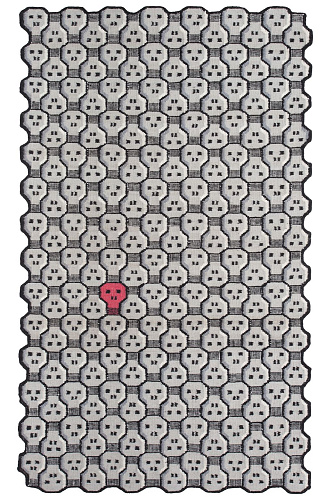 Knock Out Small Handmade Rug