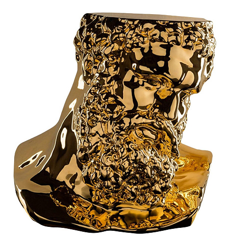 Ercole Gold Artisan Side Table