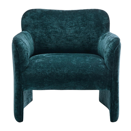 Falso Teal Italian Armchair