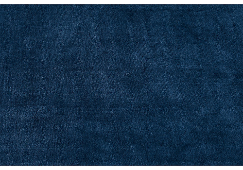Plain Blue Viscose Handwoven Luxury Rug