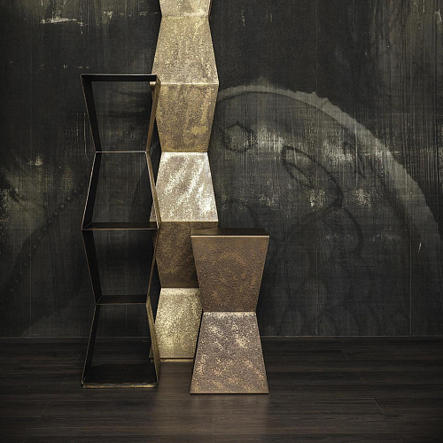 Tula Bronze Finish Bookcase