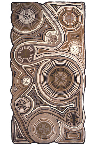 Sushi Brown Wool / Viscose Rug
