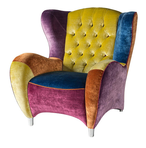Schinke Multicolor Designer Armchair