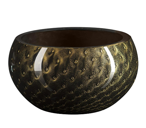 Mocenigo Black and Gold Italian Bowl
