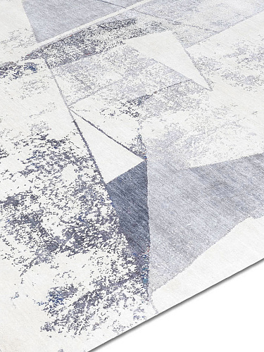 Original Grey Hand-Woven Exquisite Rug