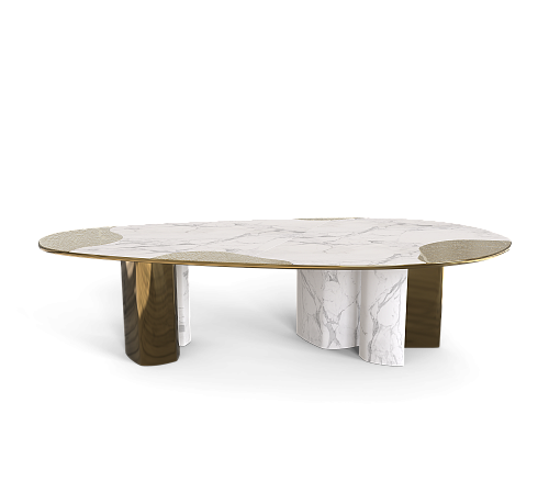 Marble & Patina Luxe Dining Table