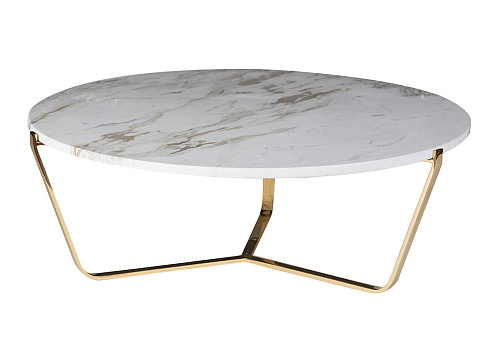 Dolomiti Calacatta Low Marble Coffee Table