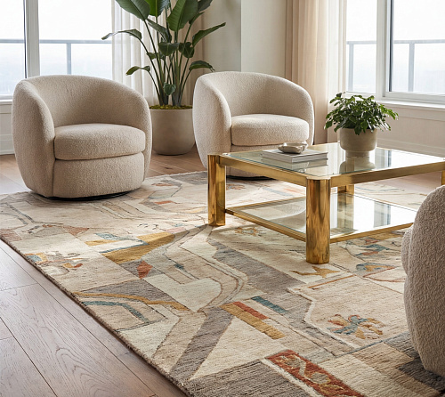 Fragmented Relief Heritage Rug