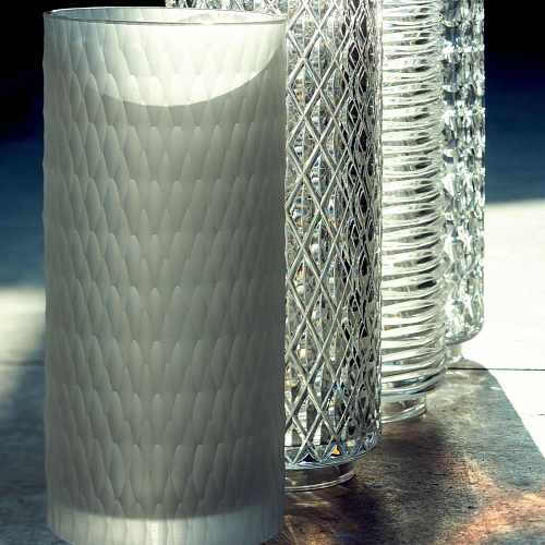 Hexagon Matte Crystal Vase
