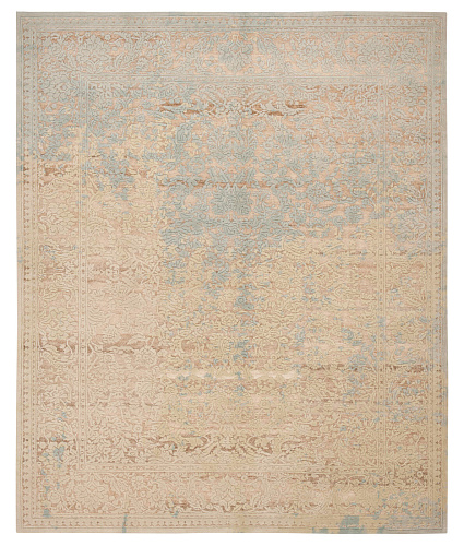 Medallion Hand-woven Beige Luxury Rug