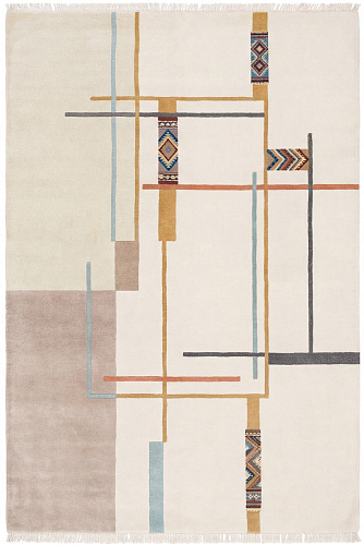 Linear Atlas Warm Artisan Rug