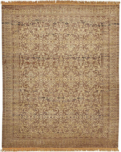 Ferrara Hand-woven Brown Luxury Rug