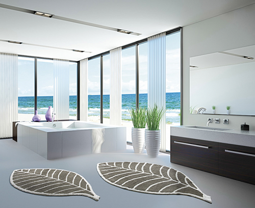 Leaf Beige Rug