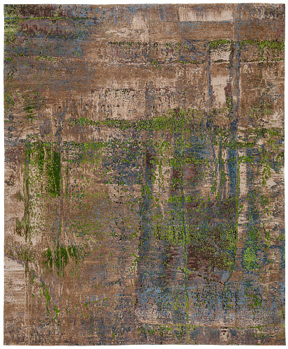 Artistic Green Luxury Rug
