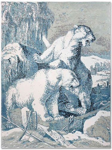 Polar Bear Hand-Woven Exquisite Rug