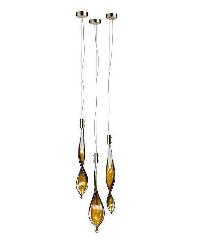 Murano Leaves 3-Light Pendant