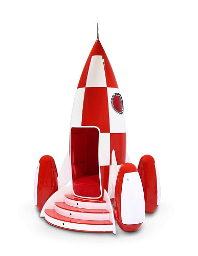 Starlight Red Rocket Ship