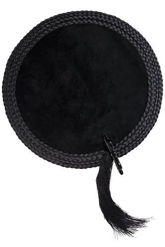 Black Tie Carpet Silk / Leather Rug