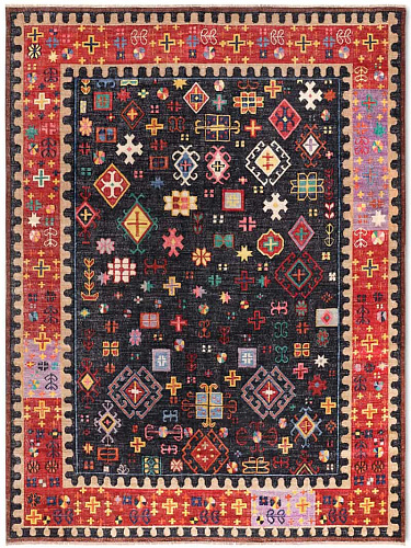 Flatweave Luxury 100% Wool Rug