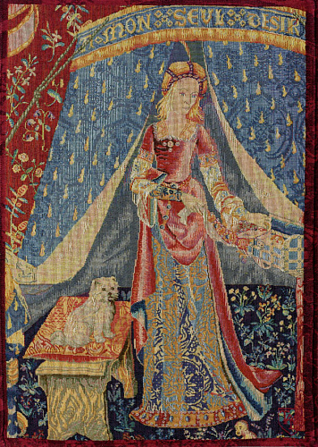 Lady with the Dog French Tapestry