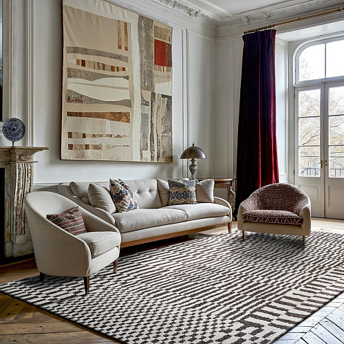 Moroccan Geometric Pattern Rug