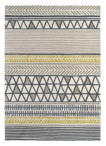 Living Raita Taupe Handwoven NZ Wool Rug
