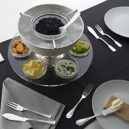 Silver-Plated Caviar Set