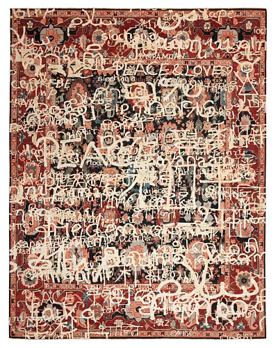 Hand-Knotted Vintage Style Luxury Rug