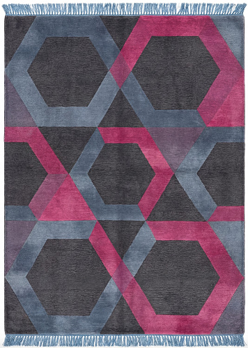 Crimson Lattice Luxury Rug