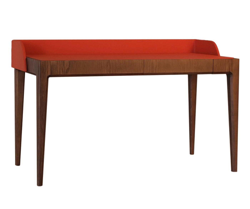 Bellagio Red Leather Upholstery Desk