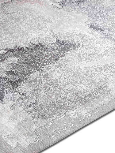 Mono Grey Luxury Hand-Woven Rug