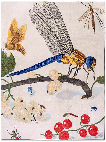 Dragonfly Hand-Woven Exquisite Rug