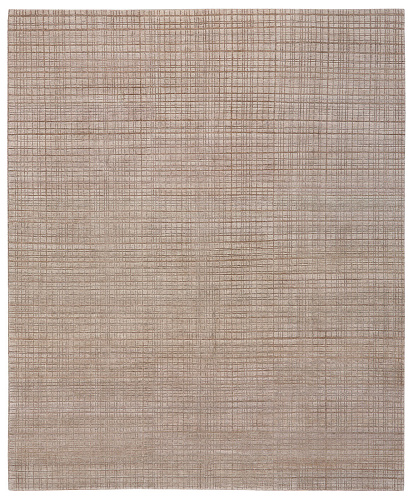 Grid Grey Luxurious Rug