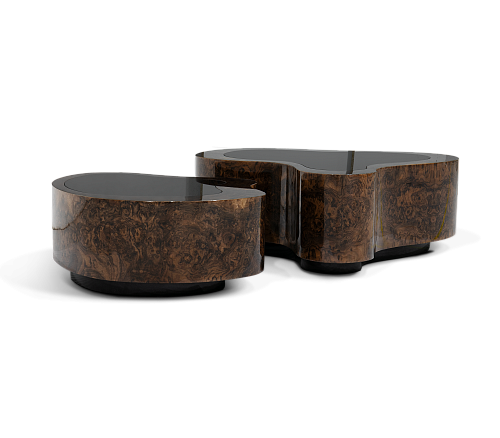 Walnut Coffee Table Set