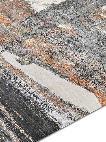 Copper Hand-Woven Exquisite Rug