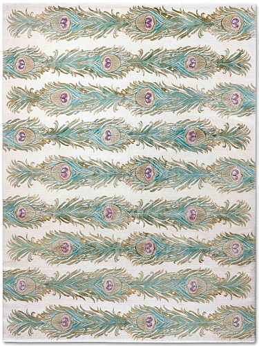 Feathers Lane Luxury Silk / Wool Rug