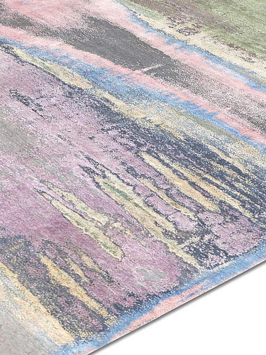 Multicolor Luxury Silk / Wool Rug