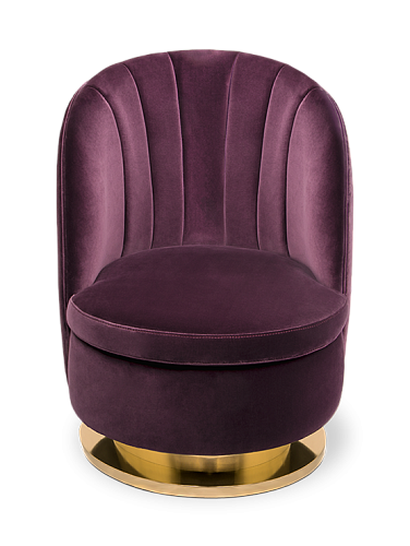 Galen Purple Single Sofa