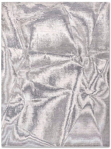True Silver Handwoven Luxury Rug