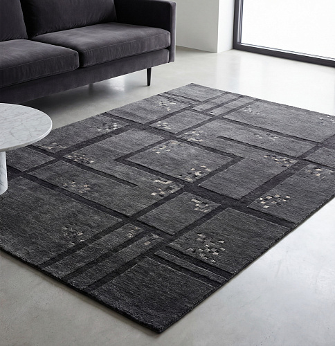 Basalt Grid Fine Rug