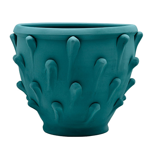 Teal Italian Ceramics Handcrafted Elegance