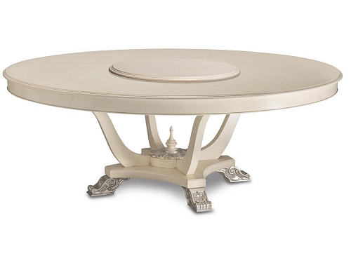 Artisan Ivory Swivel Top Italian Dining Table