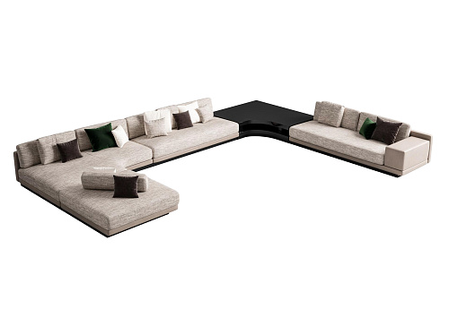 Luxe Italian Modular Leather Sofa