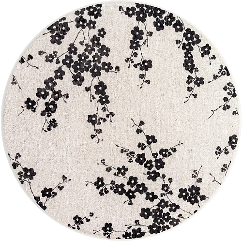Winter White Round Rug