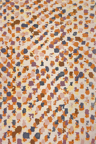 Dots Wool & Viscose Handwoven Luxury Rug