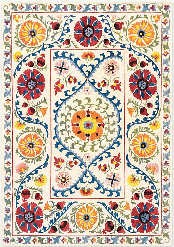 Classic Suzani Pattern Rug